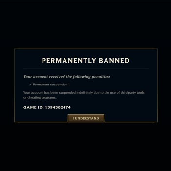 League Of Legends Hesabımın Kalıcı Olarak Yasaklanmasıyla İlgili