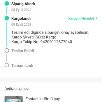 Sürat Kargo Kargonun Gelmemesi Sorumsuzluk