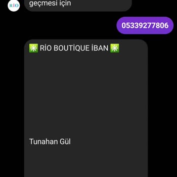 Rio Butik Paramı Benden Aldılar Ve Beni Engellediler