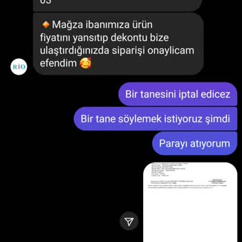 Rio Butik Paramı Benden Aldılar Ve Beni Engellediler