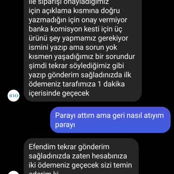 Rio Butik Paramı Benden Aldılar Ve Beni Engellediler