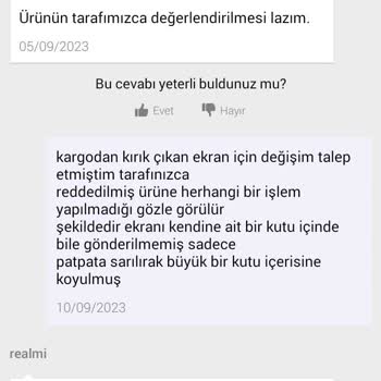 N11 Kargo Kutusu İçinden Kırık Çıkan Telefon Ekranı