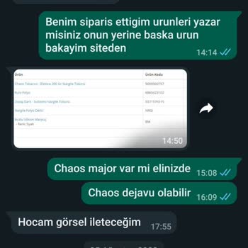 What The Hookah Ürünün Gönderilmemesi, Sipariş Elimize Ulaşmadı