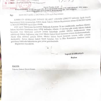 Jumbo Garantili 6 Aylık Ürünün Kısa Kullanım Sonucu Paslanması