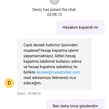 Matadorbet Hesabımı Kapatmıyorlar Hesabımı Kapa