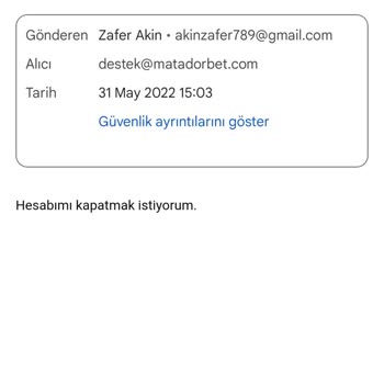 Matadorbet Hesabımı Kapatmıyorlar Hesabımı Kapa