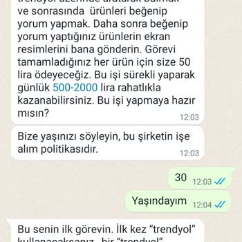 Telegram Trendyol Ürün Beğenme Karşılığı 50 TL