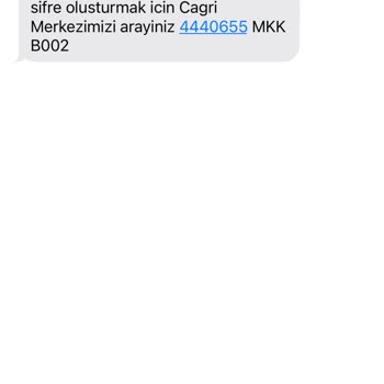 Merkezi Kayıt İstanbul MKK Bilgi Mesajı
