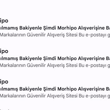 Morhipo " Kullanılmamış Bakiyen Var "saçmalığı
