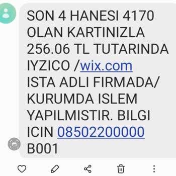 Wix.com İzinsiz Para Çekmiş