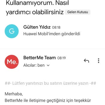 Betterme Üyelik İptali ve Ücret İadesi
