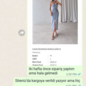 Modaakimi.com.tr Siparişi Alınmadı