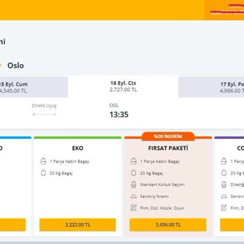 Pegasus'un Açık Bilet Haksızlığı