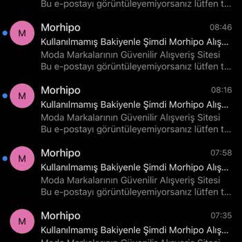 Morhipo Can Sıkıcı Şekilde Sürekli Mail Gönderiyor