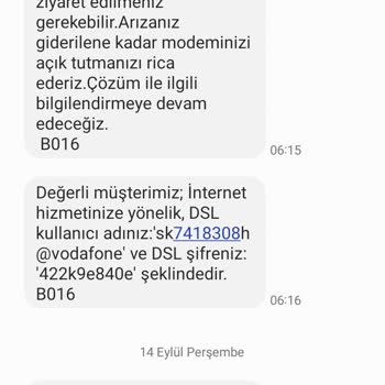 Vodafone Ev İnterneti Genel Arıza