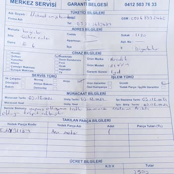 Arçelik Şeker Diyarbakır Merkez Servisi Pişmanlıktır.