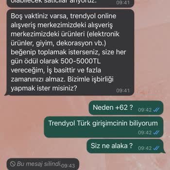 WhatsApp +62 Numaralı Telefondan Mesaj