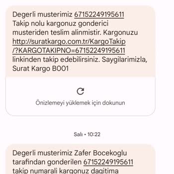 Sürat Kargo Ankara Gölbaşı Şubesi Kargoyu Teslim Etmedi!
