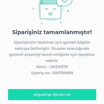Shopier'den Sipariş Ettiğim Parasını Ödediğim Ürünüm Yok