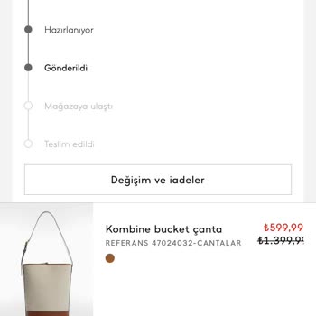 Mango Ürün Teslim Edilmedi