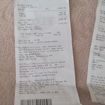 FLO Ayakkabı Değişim İçin Fazla Ücret Kesti!