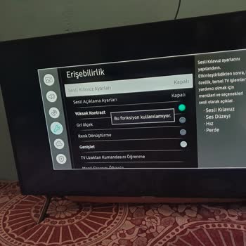 Samsung 43Nu7100 Youtube.com Ses Komut