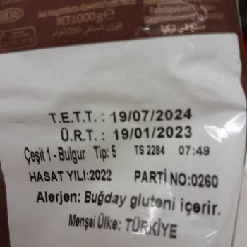Reis Gıda Reis Marka Bulgur İçindeki Güve Ağları
