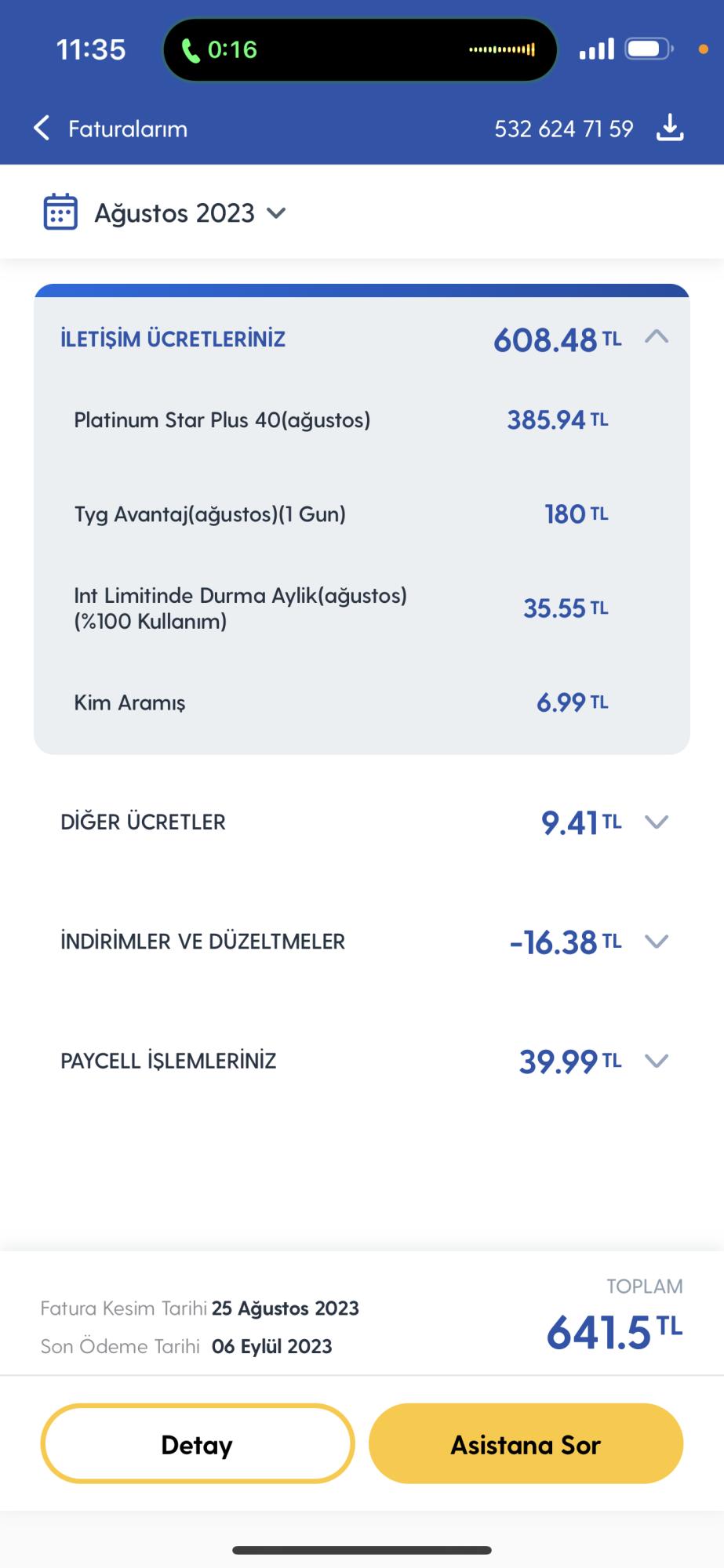 turkcell faturaya fazla tutar olarak yurt dışı kullanımı Şikayetvar