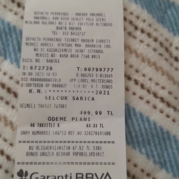 DeFacto İade Ödemesi Tarafıma Ulaşmadı