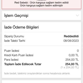 N11 Hasarlı, Açılmış, Düzgün Paketlenmemiş Ürün. Geri İade Reddi.