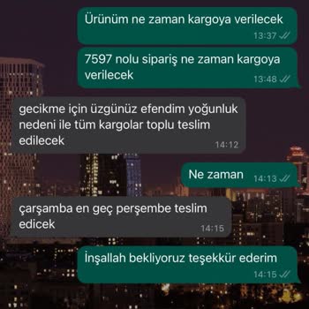 Arya Gross 1 Aydır Siparişim Gelmedi