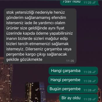 Arya Gross 1 Aydır Siparişim Gelmedi