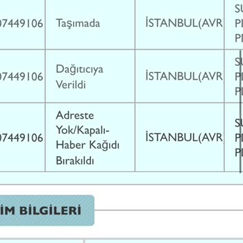 PTT Kargo Sultangazi Şubesi Kurye Sorumsuzluğu, İlgisizlik ve Yalanları