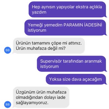 Getir Hizmet Kalitesi Yerler Altında