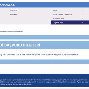 Halkbank Kapatılan Kredi Kartını Risk Merkezinde Açık Gösteriyor