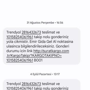Sürat Kargo Siparişimi Hala Teslim Etmedi