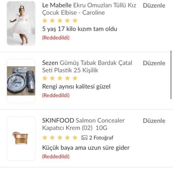 Trendyol Her Yorum Reddediliyor