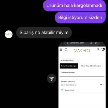 Vakronline Giyim Ürünümü Teslim Etmedi! İletişim Kurulamıyor!