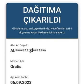 AGT Kurye 1 Haftadır Dağıtımda Gözüken Ama Teslim Olmayan Kargo