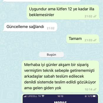 Mopaş Hipermarket Online Sipariş Teslimatı
