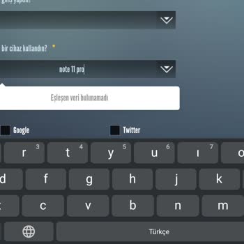 PUBG (Pubgmobile.com) Hesap Kurtarma Formu