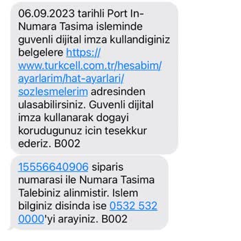 Hattım Başkası Tarafından Alındı Ve Turkcell'e Taşındı