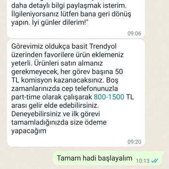 WhatsApp Trendyol Dan Para Kazanmak İle İlgili