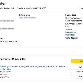 Amazon Yurt Dışı Ürün İçin İki Kez İthalat Ücreti Ödememi İstedi.