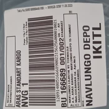 Aras Kargo - Yalova İstanbul Arası 4 Gün