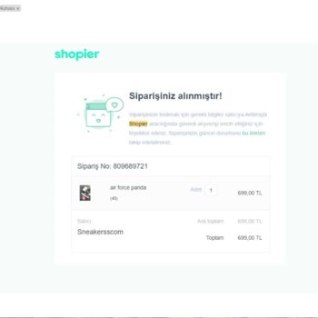 Shopier Bir Türlü Gelmeyen Ürün İptal Edilemeyen Sipariş