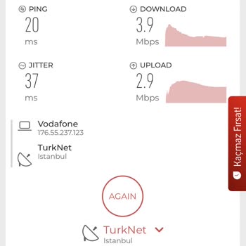 Vodafone İnternet Hızı Düşüklüğü