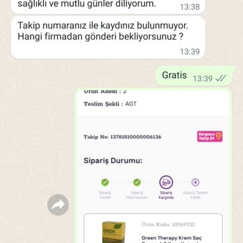 Gratis Kargo Takip Süreci