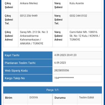 Kulu Sürat Kargo Şubesi Kargomu Kaybetti