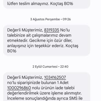 Koçtaş Mağduriyet İçin Kupon Tanımlanması